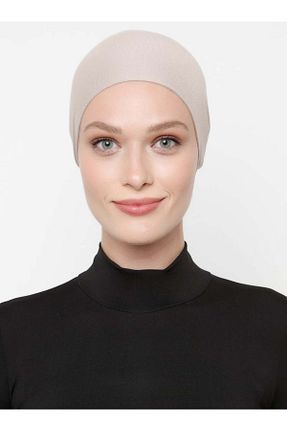 کلاه شنای حجاب قهوه ای زنانه Ecardin - کد 72263127