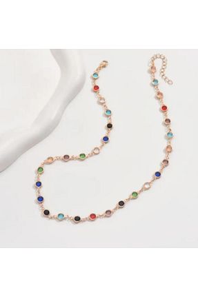 گردنبند استیل ( فولاد ) طلائی زنانه استیل (فولاد) SE Jewellery - کد 889667354