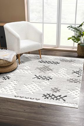 فرش طوسی قابل شستشو Halı Sepeti - کد 889680969