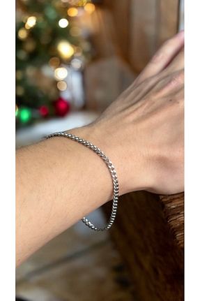 دستبند استیل (فولاد) بنفش زنانه استیل ضد زنگ İNN JEWELLERY - کد 889707453