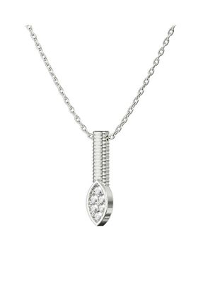گردنبند الماس سفید VS1 Abries Jewellery - کد 890832010
