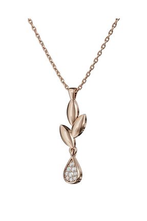 گردنبند الماس صورتی VS1 Abries Jewellery - کد 890831849