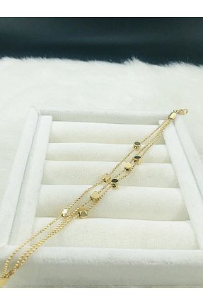 دستبند استیل (فولاد) زرد زنانه استیل ضد زنگ DS DİAMONDSHOP - کد 889696979