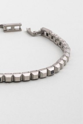 دستبند استیل (فولاد) قرمز مردانه استیل (فولاد) So Chic - کد 889708669