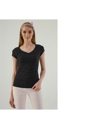 بادی مشکی زنانه یقه هفت Fibula - کد 889725216