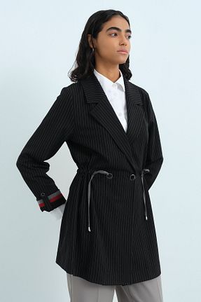 کت حجاب مشکی رگولار Nihan - کد 889727912