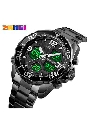 ساعت مچی مشکی مردانه 46-50 میلی متر Skmei - کد 889751965