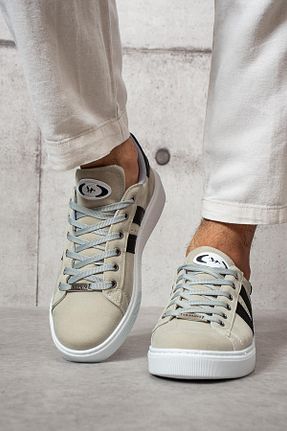 کفش اسنیکر آبی مردانه بند دار L.A Polo - کد 846218747
