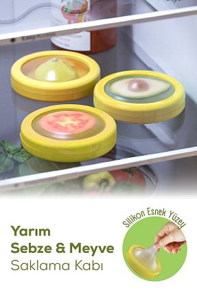 ظرف نگهداری زرد پلاستیک Vienev - کد 889767868