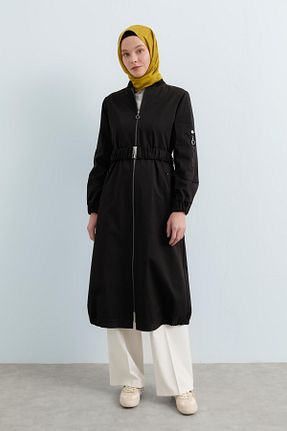 ترنچکت حجاب مشکی زنانه Nihan - کد 890508060