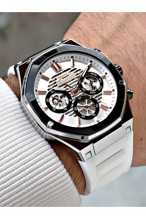 ساعت مچی سفید مردانه 41-45 میلی متر Slazenger - کد 889823250
