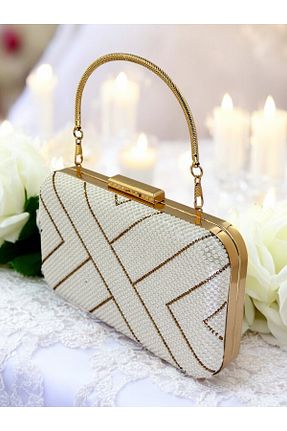 کیف مجلسی نباتی زنانه فلزی Biçanta - کد 889828201