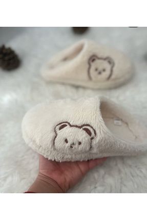 دمپائی خانگی سفید زنانه پارچه ای baamm - کد 890523102