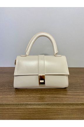 کیف دوشی بژ زنانه چرم مصنوعی İsella - کد 889808050