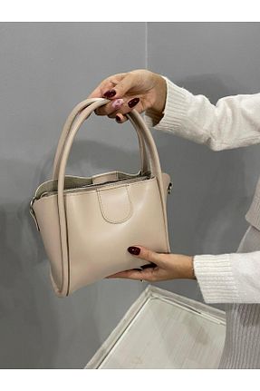کیف دستی بژ زنانه سایز متوسط NahitaTyana - کد 889830813