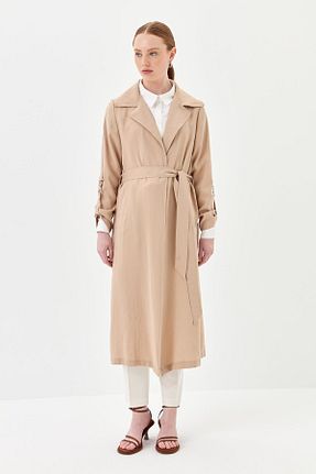 کلاه و ابایا بژ زنانه بافتنی Nihan - کد 813826649