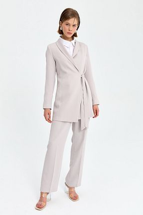 کت حجاب بژ زنانه رگولار Nihan - کد 851759177
