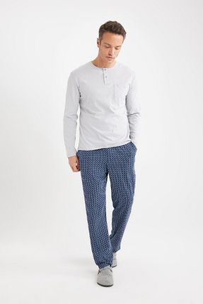 پائین تنه راحتی طوسی مردانه ساده Defacto - کد 889860001