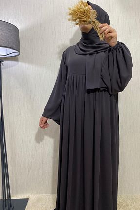 کلاه و ابایا طوسی زنانه پنبه پلی استر Genel Markalar - کد 869393585