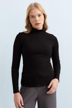 بلوز حجاب مشکی زنانه پنبه ای Nihan - کد 858241300