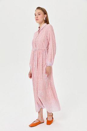 لباس حجاب نارنجی زنانه رگولار Nihan - کد 851798547