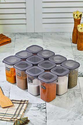 ظرف نگهداری طوسی پلاستیک icone life - کد 808210182