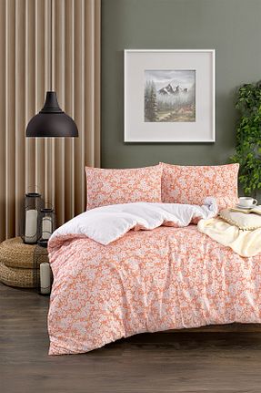روتختی دونفره نارنجی پنبه ای TEKSMODA HER MODA ONDA - کد 889928564
