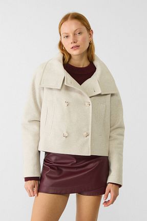 کت نباتی زنانه Straight Stradivarius - کد 889933455