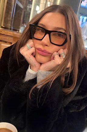 عینک آفتابی نارنجی زنانه 52 Chunky Frame - کد 889942295