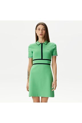 پولوشرت سبز زنانه پلی استر Lacoste - کد 820396359