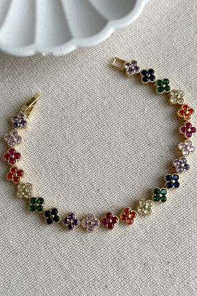 دستبند استیل (فولاد) طلائی زنانه استیل (فولاد) MODA - کد 889961454
