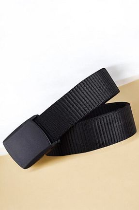 کمربند مشکی مردانه پارچه ای CANARİS - کد 888490900