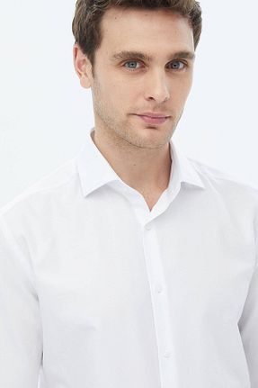 پیراهن سفید مردانه رگولار Kip - کد 889966984
