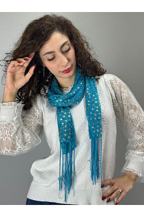 دستمال گردن فیروزه ای زنانه Gönülden Tasarım - کد 889967125