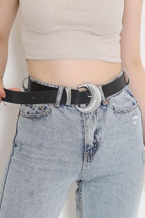 کمربند مشکی زنانه چرم مصنوعی Vitastyle - کد 889994576