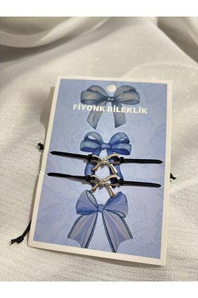 دستبند جواهر مشکی زنانه برنجی EMKA AKSESUAR - کد 889994385