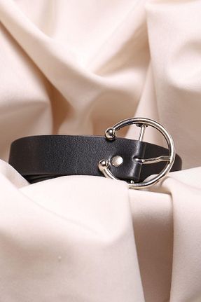 کمربند مشکی زنانه چرم مصنوعی Vitastyle - کد 889993716