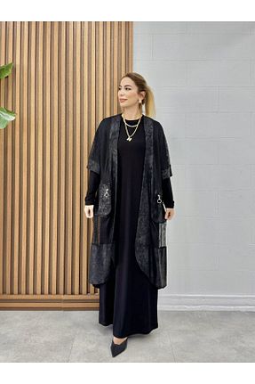 ست بالاتنه و پائین تنه مشکی زنانه تریکو Butikkolik - کد 890038251