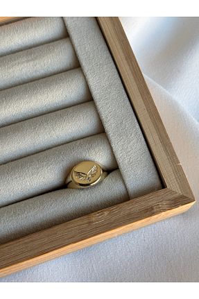 انگشتر جواهر طلائی زنانه زیرکن ringbox - کد 890036527