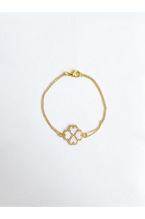 دستبند جواهر سفید زنانه منجق Butik - کد 890065136