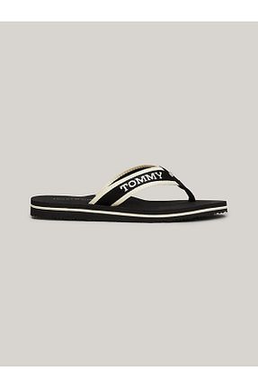 دمپائی مشکی زنانه پاشنه تخت Tommy Hilfiger - کد 831202814