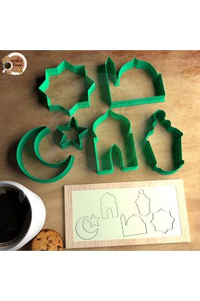 قالب کیک و فر سبز پلاستیک CookieKonsept - کد 891489881