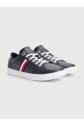 کفش اسنیکر سرمه ای زنانه بند دار Tommy Hilfiger - کد 758782738