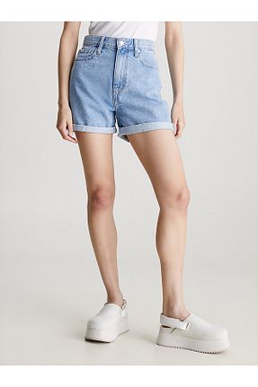 شلوارک و برمودا سرمه ای زنانه رگولار Calvin Klein - کد 829611873
