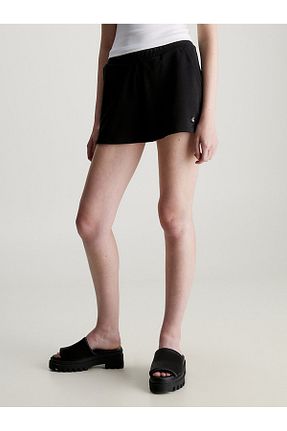 شلوارک و برمودا مشکی زنانه رگولار Calvin Klein - کد 810175341