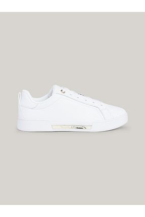 کفش اسنیکر سفید زنانه چرم اصل Tommy Hilfiger - کد 829504901