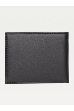 کیف پول مشکی مردانه چرم خالص Tommy Hilfiger - کد 209003403