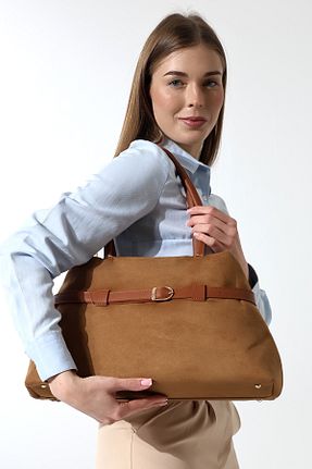 کیف دوشی قهوه ای زنانه جیر Moda azza - کد 890123508