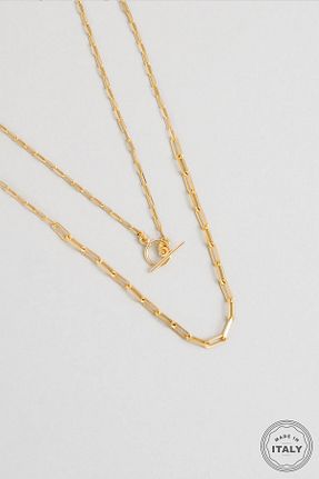 گردنبند نقره زرد زنانه 925 عیار So Chic - کد 835922023