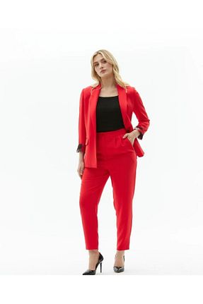 شلوار نارنجی زنانه پارچه indigo giyim - کد 691075074